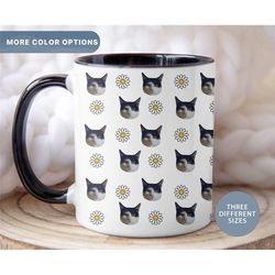 Cat Photo Mug, Personalized Pet Mug, Custom Cat Coffee Mug, Cat Cup, Cat Lover Gifts, (Mug-25)