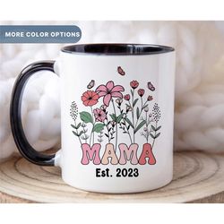 personalized new mama mug, mother's day coffee mug, custom gift for new mom, mother's day gifts, future mama cup, baby s