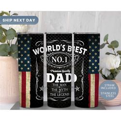 world's greatest dad tumbler best dad ever dad travel cup father's day gift idea gift for daddy dad appreciation gi