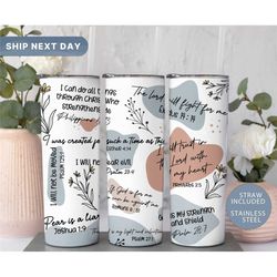 christian affirmation tumbler, religious quotes tumbler cup, bible affirmation travel mug, prayer tumbler, christian gif