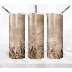 rustic sand dream personalized tumbler, beach tumbler, double wall insulated, gift, tumbler with lid & straw, custom tum