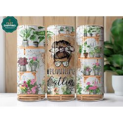 personalized plant life tumbler cup, plants life tumbler gifts for women, nature lover tumbler cup, plant lover gifts, p