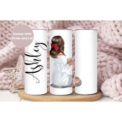 personalized coffee lover tumbler, custom coffee girl to go cup birthday gift for her, fashion girl tumbler cup, cute fa