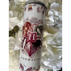 harry potter tumbler, hot drinks tumbler, cold drink tumbler, hogwarts houses.