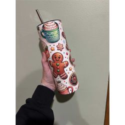 gingerbread coffee 20 oz skinny tumbler