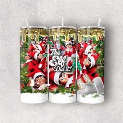 personalised elf on the shelf 20oz insulated tumbler