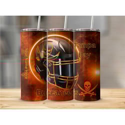 buccaneers football season ai helmet design tumbler 20oz tumbler football sports team tumbler gift travel cup ai generat