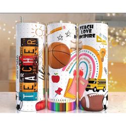 teacher tumbler , gift for teacher ,teacher ,  20oz , male teacher gift, teacher male, sport teacher