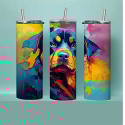 tumbler rottweiler 20oz