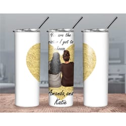 love you like a sister tumbler gift// best friends forever tumbler// favorite sister tumbler// friends but more like sis