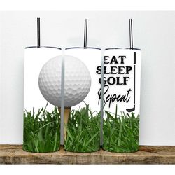 Golf Tumbler | Eat Sleep Golf Repeat Tumbler