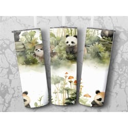 cute animal 20 oz straight skinny tumbler, cute giraffe tumbler with straw, straight skinny 20 oz tumbler with name or i