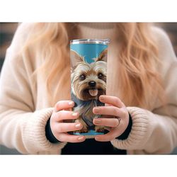 Cute Dog Tumbler with Straw, Dog Lover Gift for Women, Varsity Dog Mom Tumbler Cup with Straw, Cute Puppy Tumbler