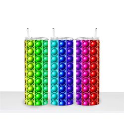 pop it 20oz skinny tumbler