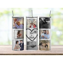 Personalized Photo Tumbler, Customized Family Photo Tumbler, Photo Gifts for Her, Personalized Tumbler with Photos and N