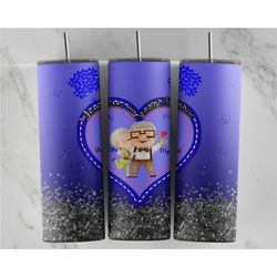 pixar up adventures out there 20oz skinny tumbler, pixar up , tumbler, skinny tumbler, sublimation print, design 4