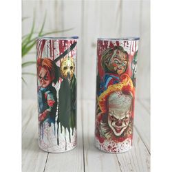 horror stainless steel 20 oz tumbler