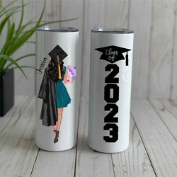 class of 2023 graduate personalized stainless steel, 20 oz