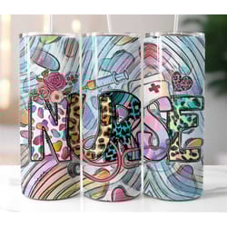 nurse tumbler sublimation transfer ready to press nursing tumbler designs heat transfers 20 ounce- 30 ounce