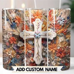 christian cross  tumbler sublimation transfer  ready to press   christian tumbler designs  religious tumbler