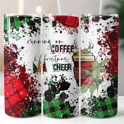 coffee and christmas cheer tumbler sublimation transfer ready to press christmas tumbler transfers christmas tumbler d