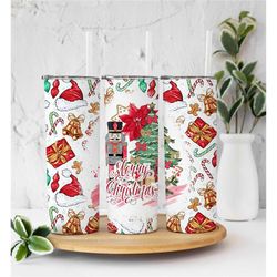 christmas nutcracker tumbler, holiday tumbler, perfect gift tumbler, gift for him, gift for her, gift for mom, gift for