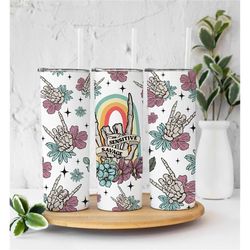 sensitive savage skeleton tumbler