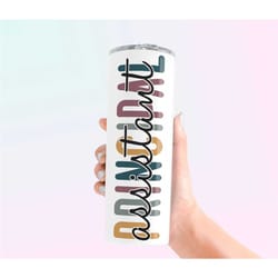personalized assistant principal tumbler with lid and straw, principal gifts, end of school gifts, gift for teacher, tea