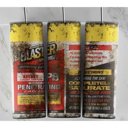 pb p b blaster penetrating oil mechanic inspired tumbler design for 20oz tumblers motor oil, engine, brake