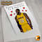 Printable Lebron James Valentines Day Card  Happy Valentines To A Real King  Lakers Valentines Day  0