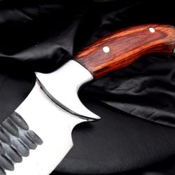 12 inches long blade eagle bowie-hand forged bowie knife-knives-tempered-sharpen-hunting and camping knife-forged in nep