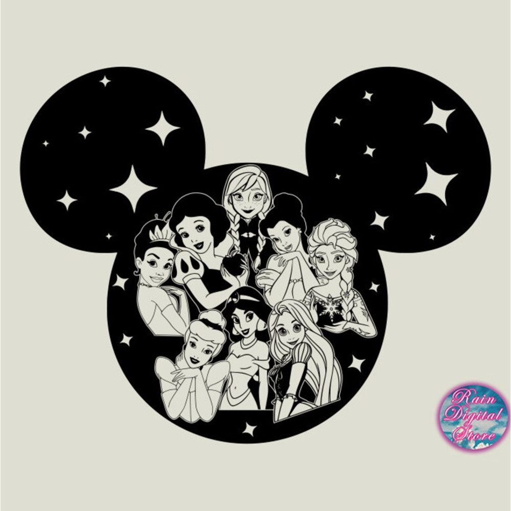 Princesses Svg Png Ai Eps Instant Download Cricut File Vinyl Cut.png