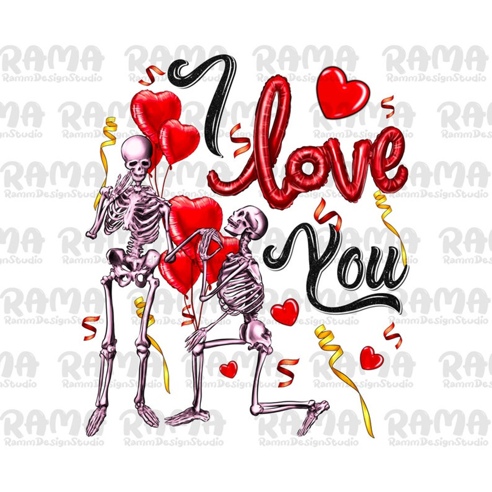 I Love You Skull Png Sublimation Design.jpg