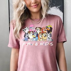 friends unisex t-shirt, bluey unisex t-shirt, disney cartoon unisex t-shirt, vacation unisex t-shirt, bingo shirt
