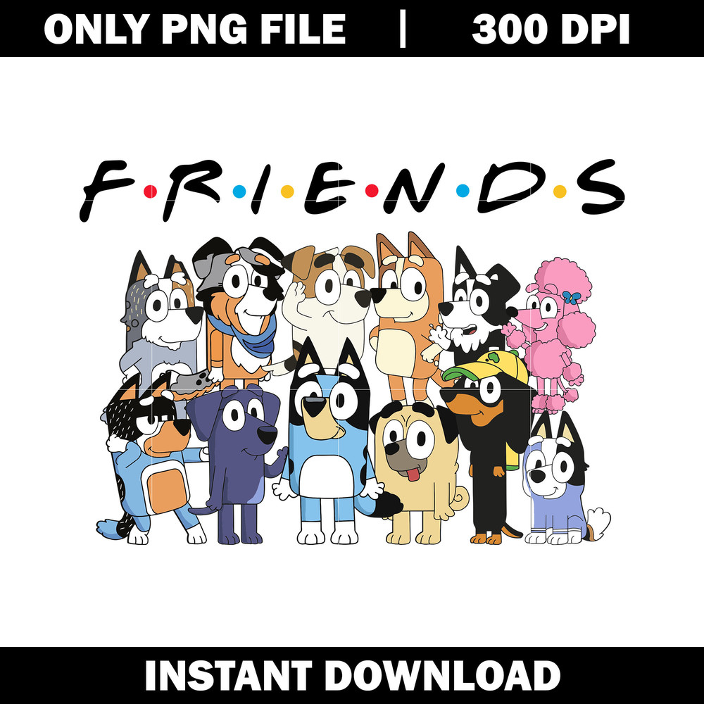 Bluey Friends Png
