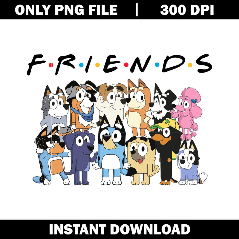 Bluey Friends Png
