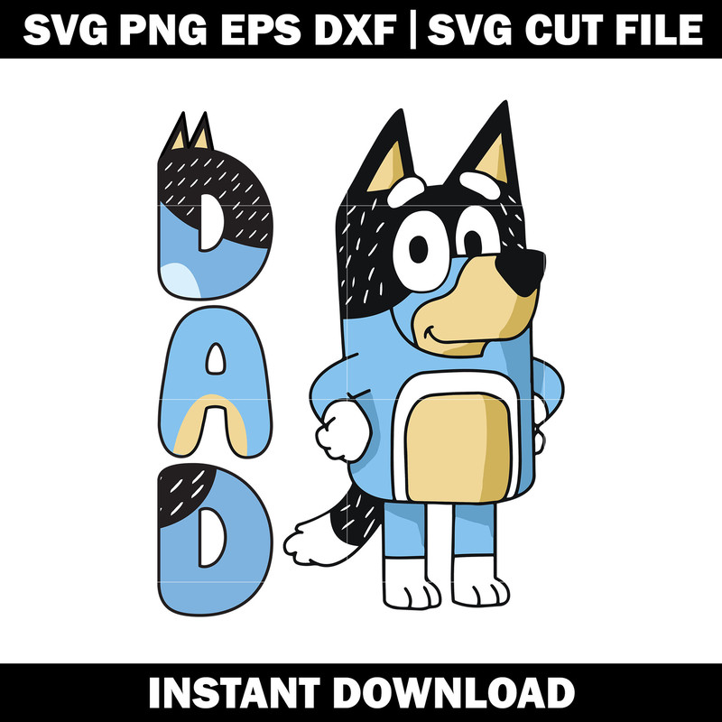 Bandit Dad SVG