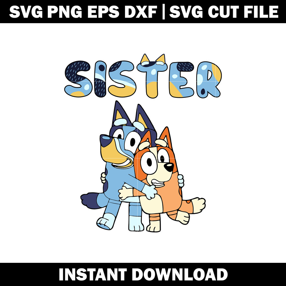 Bluey cartoon dad SVG
