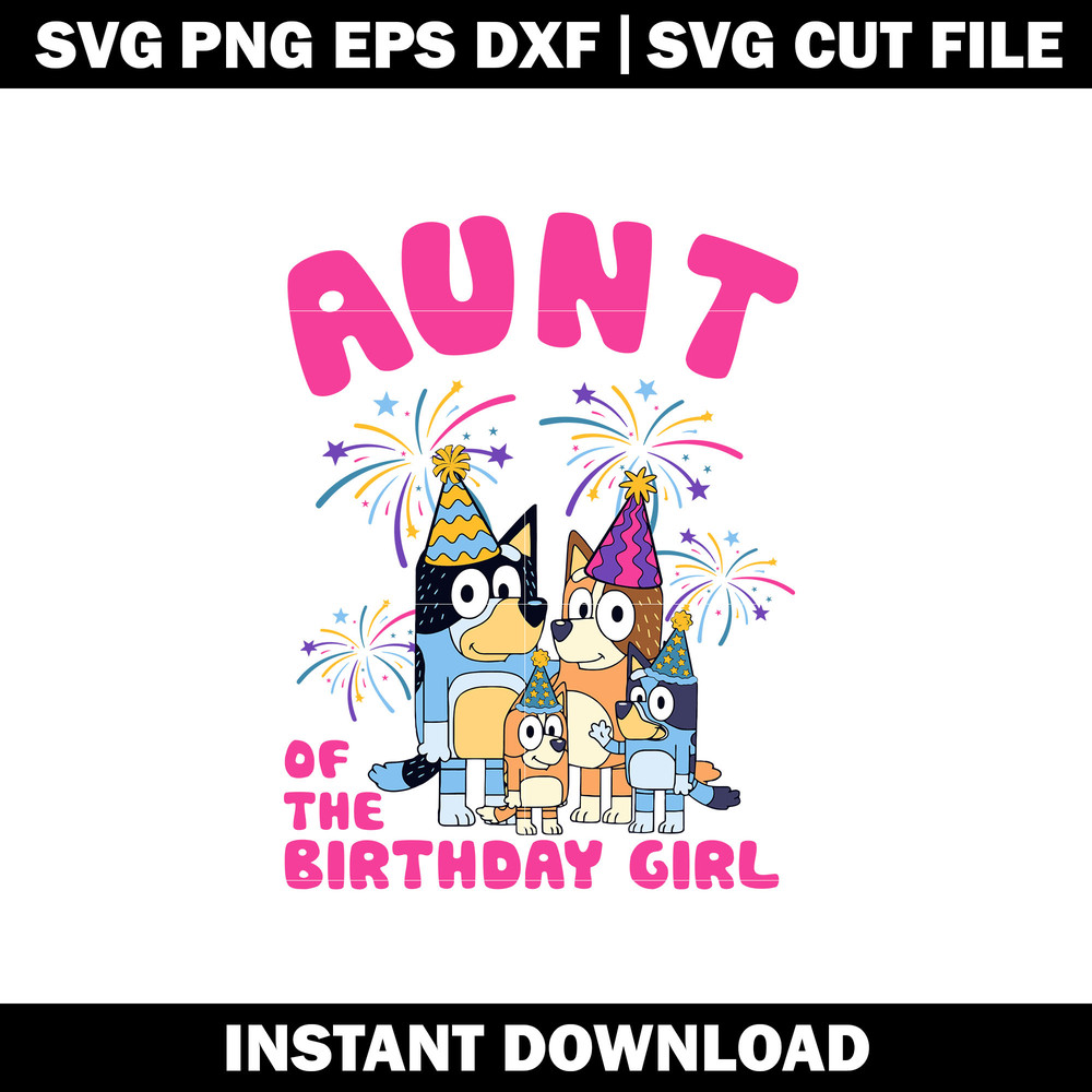 Aunt Birthday SVG