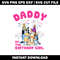 Bluey CARTOON DADDY SVG