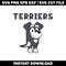 bluey terriers svg