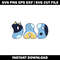 Mens Bluey Dad svg
