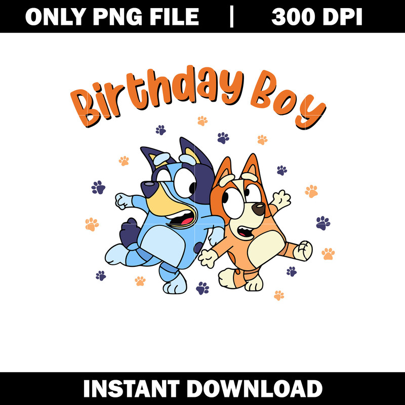 Bluey Birthday character bingo png