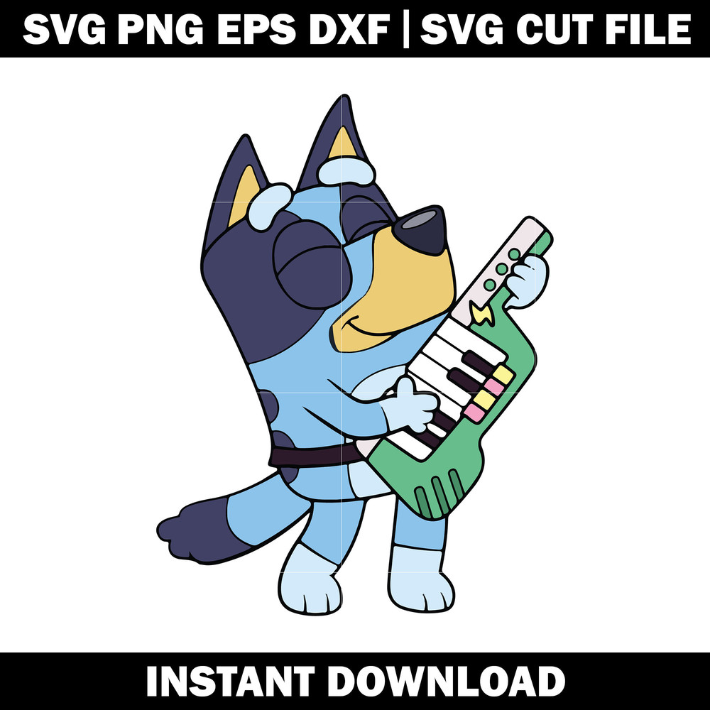 Bluey Clip Art svg