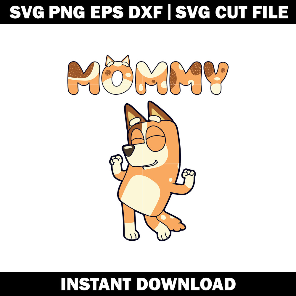 Bluey MOMMY svg