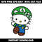 Luigi Hello Kitty svg