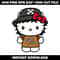 Hello Kitty Peso Pluma svg