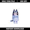 Nana Bluey friend png