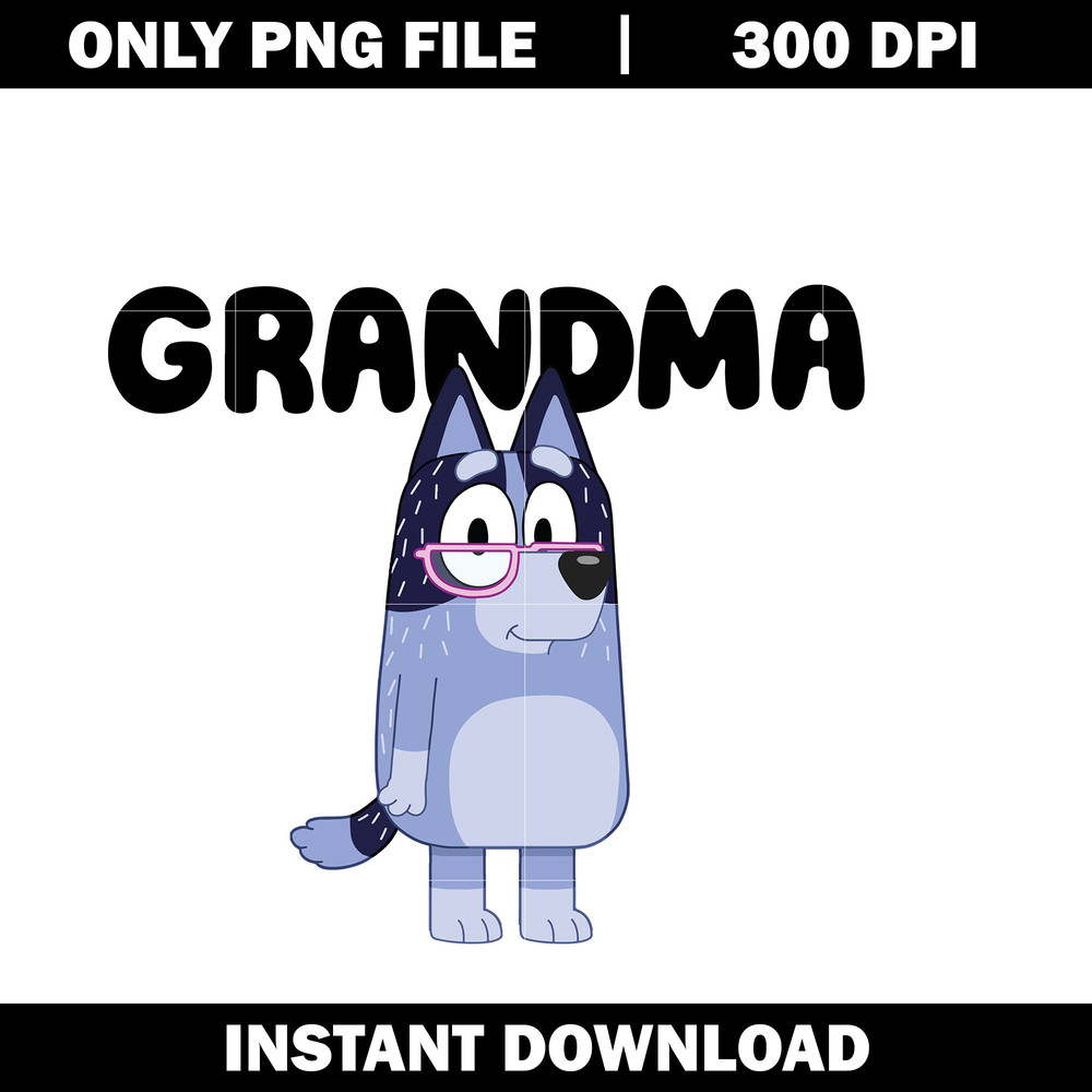 Bluey Grandma png