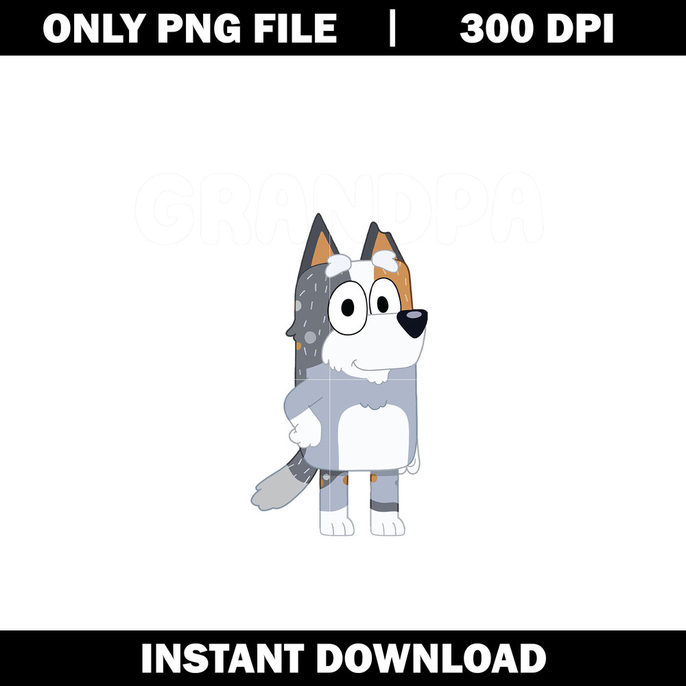 Bluey Grandma png